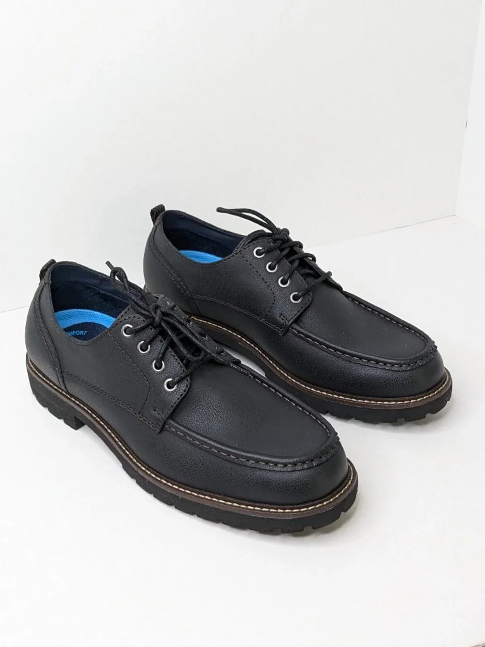 Dockers Walsh Moc Toe Oxford Shoes Black Men's 10.5